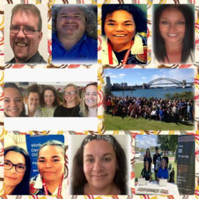 Collage of team members for First Nations Support Program