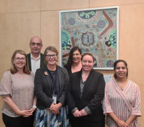 Photo of some of the team from Legal Aid - One organisation with the client at the centre