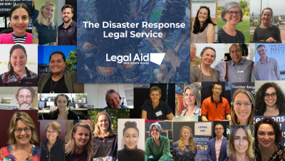 Disaster response legal service team photo