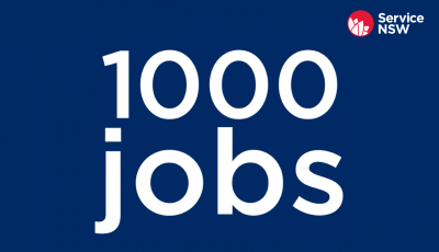 1000 jobs text banner